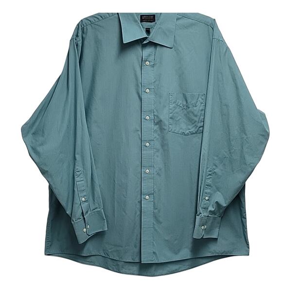 Arrow Mens Wrinkle Free Long Sleeved Button Front and Cuff Dress Shirt Size XXL - Picture 1 of 10